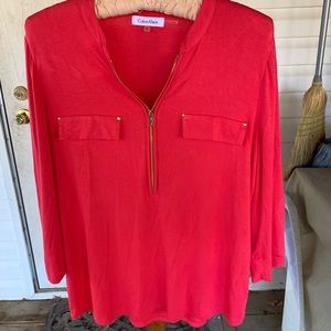 Calvin Klein Long Sleeve Blouse